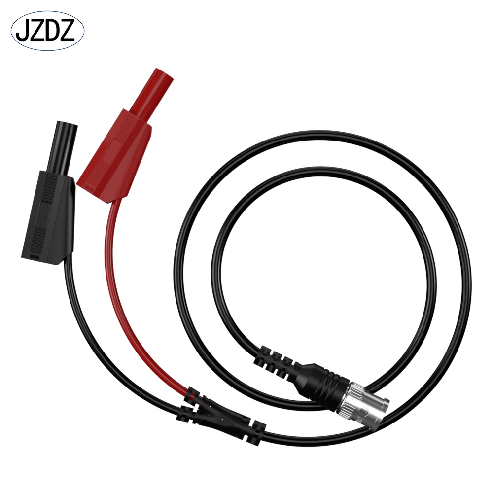 JZDZ 100CM BNC wtyk męski na podwójny 4MM wieżowych wtyczka bananowa niska strata koncentryczny tester do kabli złącza prowadzące do oscyloskopu J.70046.