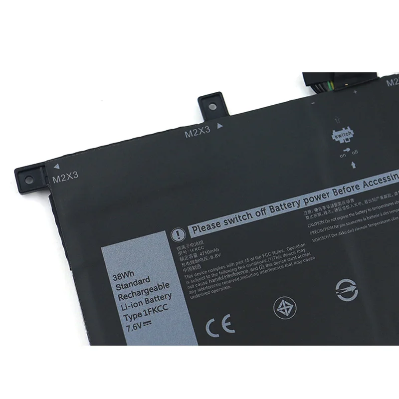 JC Original 1FKCC Laptop Battery for Dell Latitude 7200 7210 2-in-1 Series Notebook 09NTKM 9NTKM 0D9J00 0KWWW4 KWWW4 7.6V 38WH