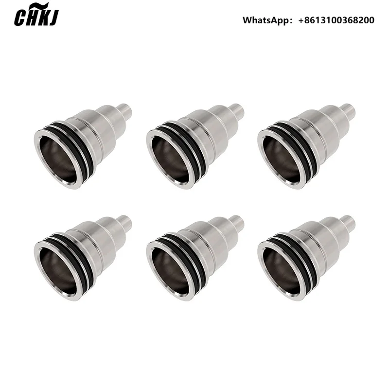 CHKJ6 PCS - Juego de 6 mangueras de inyección RE518339 RE531334 compatibles con motores 6081, 6090, cargadoras 744H, 824K, excavadoras 450CLC y tractores