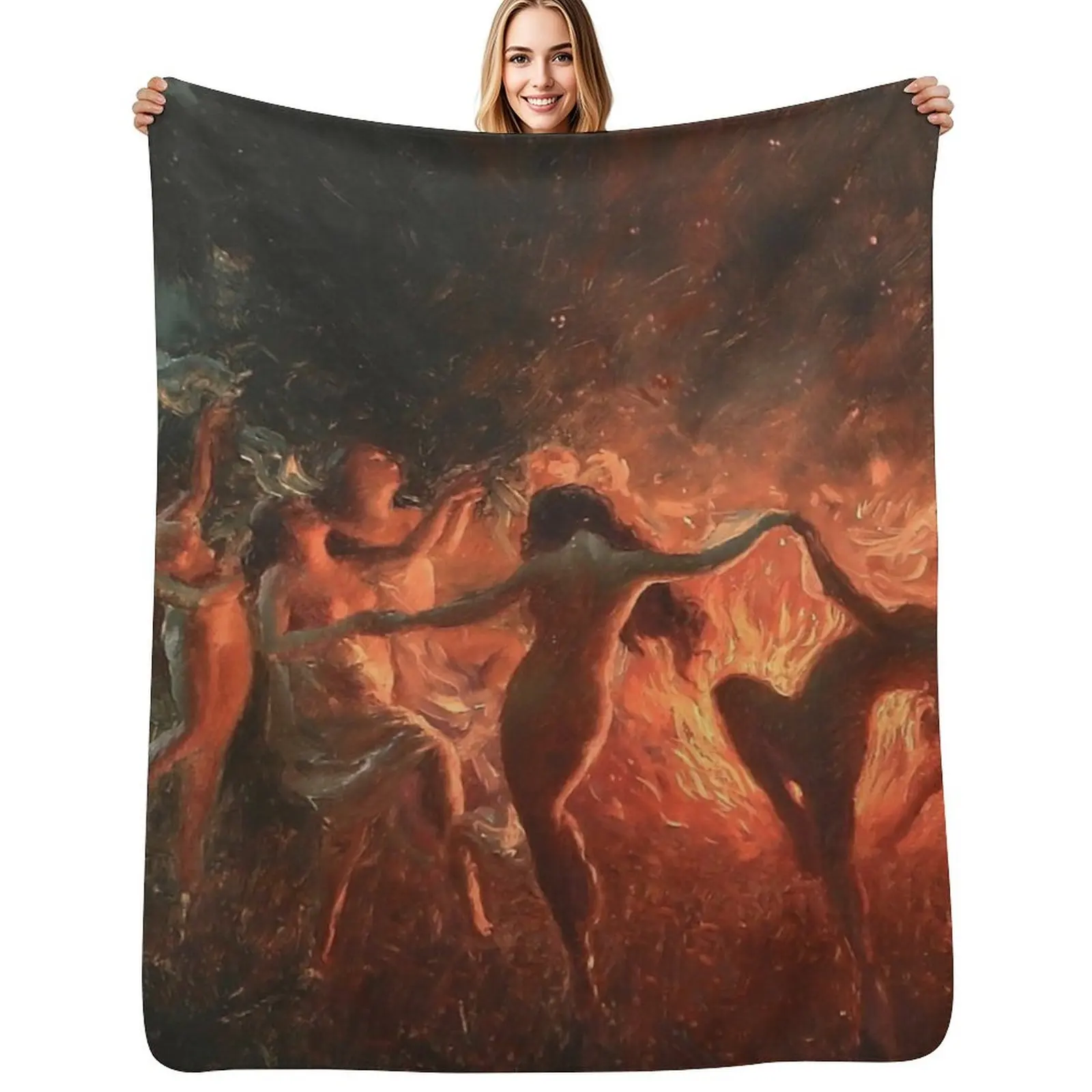 Joseph Tomanek Fire Dance Throw Blanket Multi-Purpose christmas gifts Polar For Decorative Sofa Baby Quilt Blankets