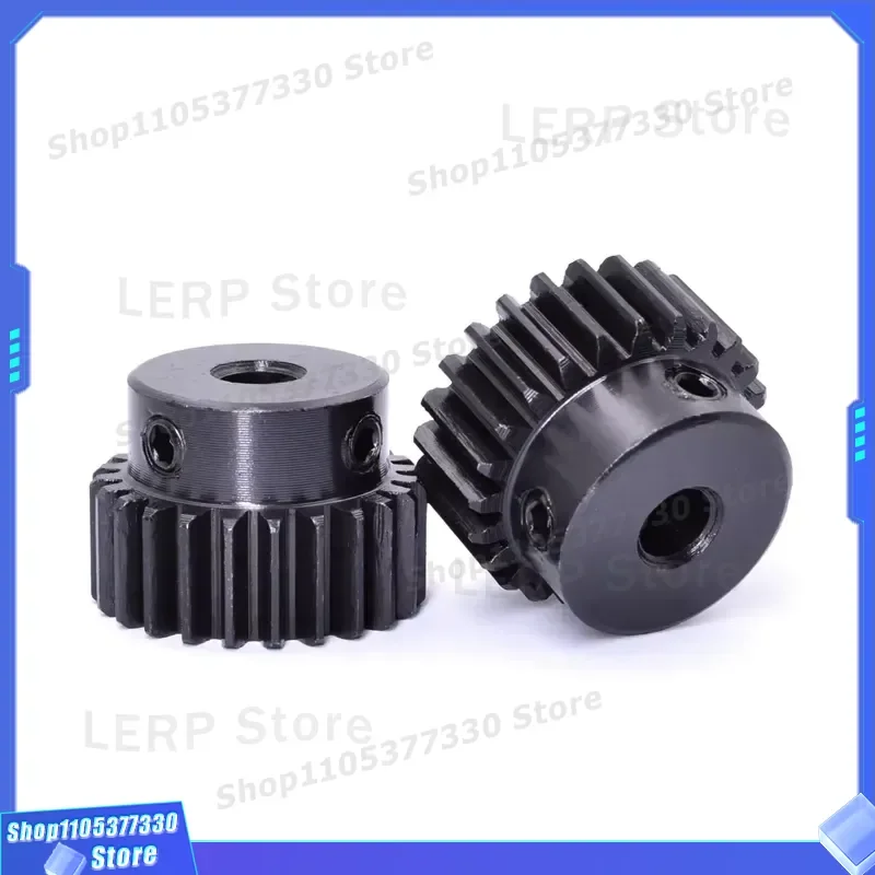 Custom M1 M2 M3 M4 M5 M6 Cylindrical Spur Gear Pinion Various Types Metal Steel Transmission Parts for DIY Mechanical
