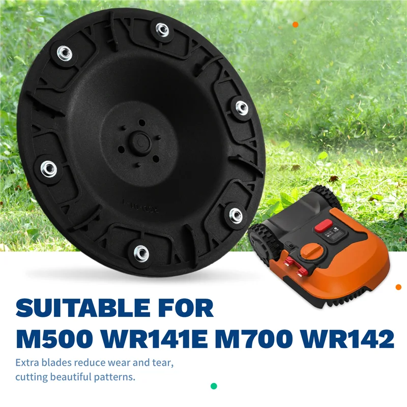 

【24 Hours Sale】RSD-01-1 Knife Disc Turntable For WORX Landroid S&M/Landxcape LX835/Kress KR120 Robotic Mower Cutter Disc Mower P