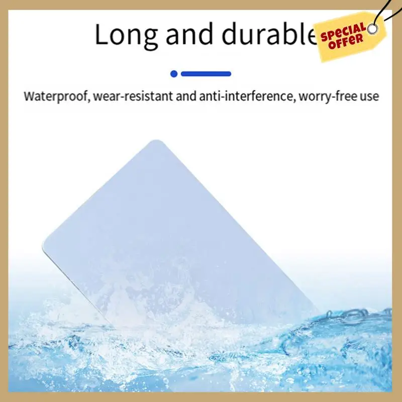 T5577 Белая карта Тонкая карта ID Смарт-карта Карта бесконтактного доступа Rfid-карта RFID-карта может быть копирована Многофункциональная дверь автомобиля Прочный