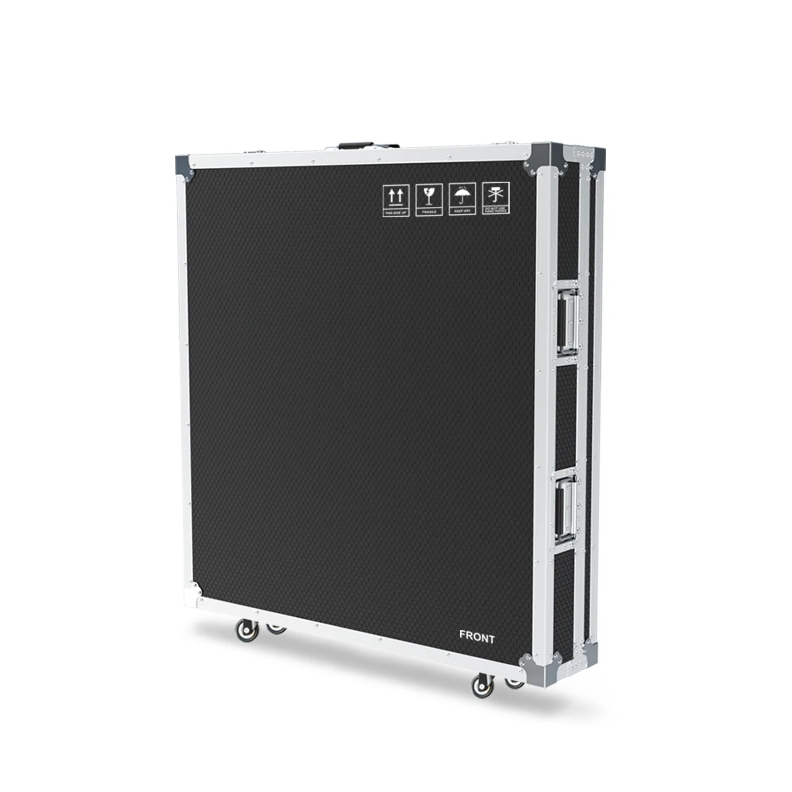 Heavy Duty 60cm 80cm Flight Case with Wheels, Road Travel Hard Case Box Compatible with 360 Photo Booth Platform&Video Spinning