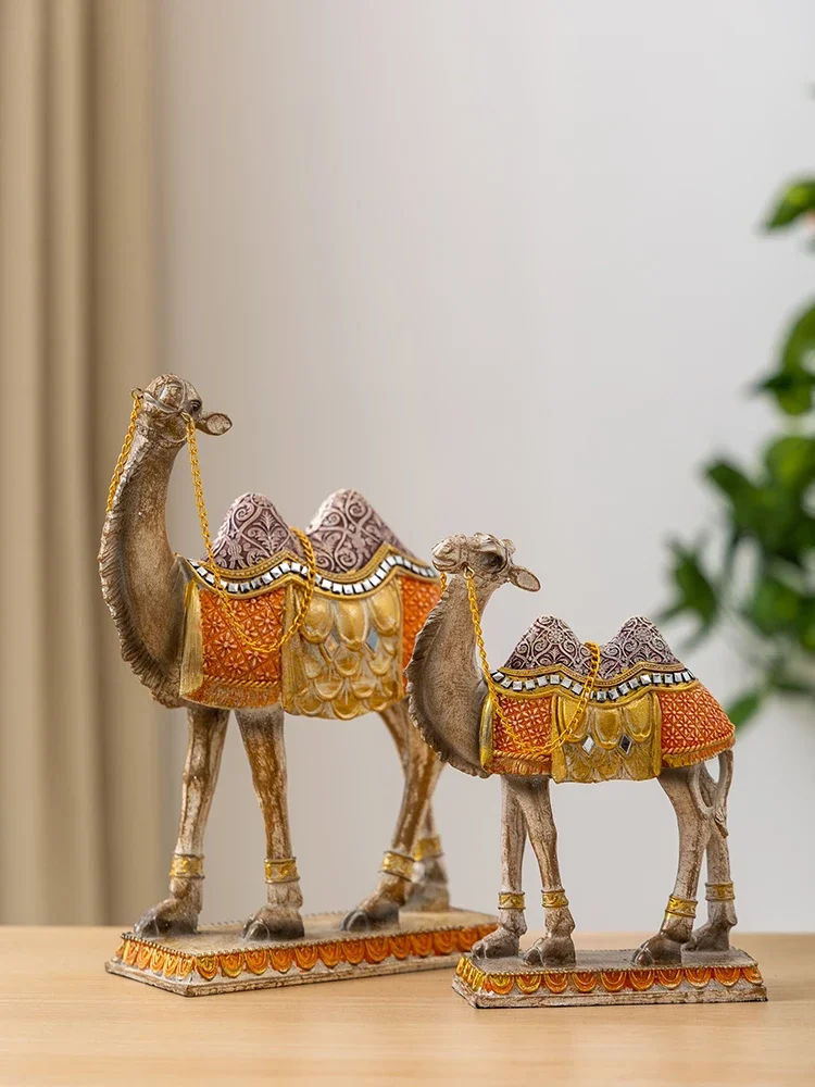 

Шелковая дорога Синьцзян Дуньхуан, верблюдные фигурки, украшения для туризма, сувенир, ремесленные подарки, креативное исследование, офисные украшения, подарки