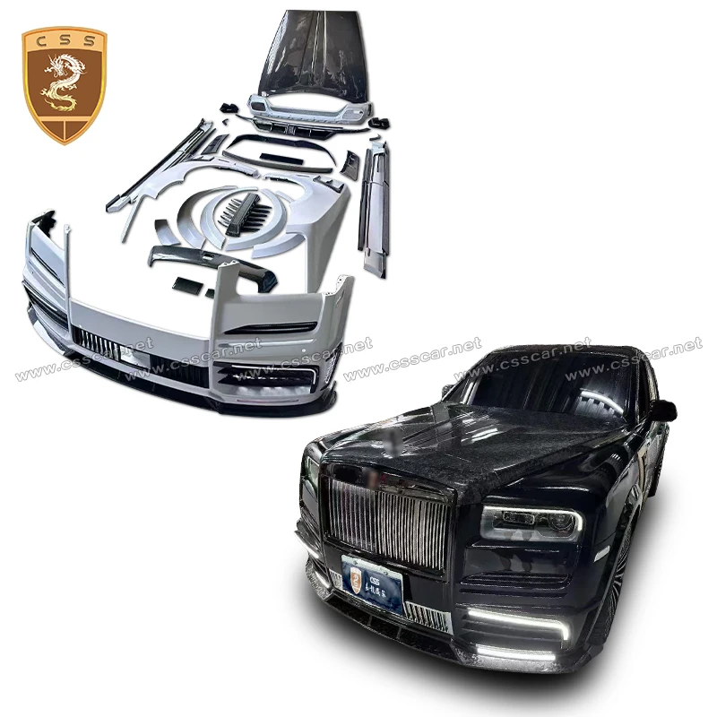 

Для Rolls-Royce Cullinan MSY.2, модификация Bodykit, отделка двигателя, передний и задний бампер в сборе, боковое крыло, верхняя крышка, губа