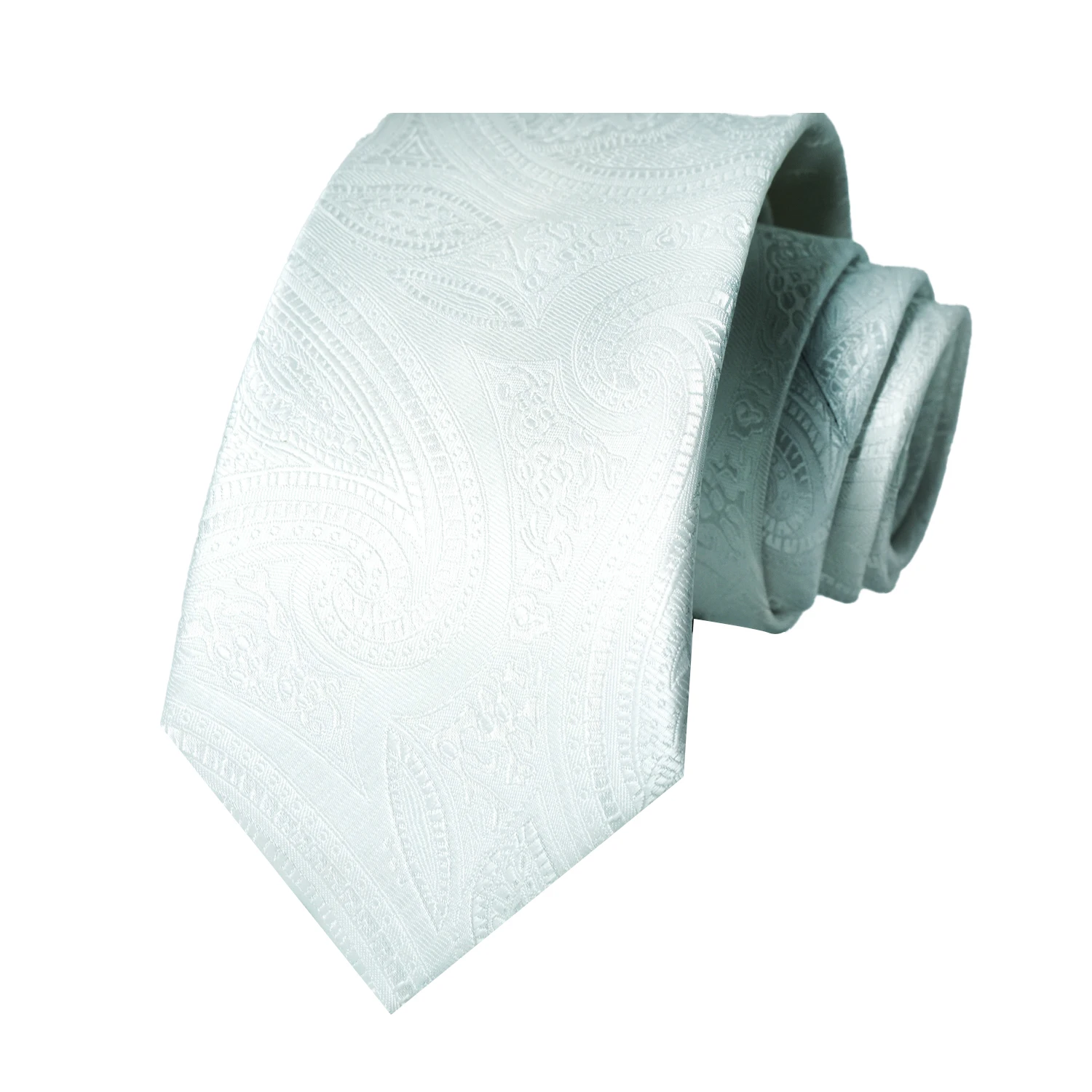 Herren Paisley Jacquard Krawatte Luxuriöse Polyester-Seidenkrawatte Klassische Formelle Business-Hochzeits-Party-Krawatte Modisches Anzug-Accessoire – Detail 22