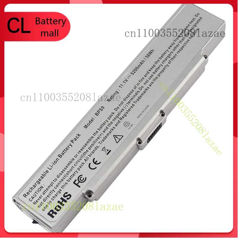 

6Cell Battery for Sony VGP-BPS9/S VGP-BPS9A/S VGP-BPS9/B VGP-BPL9 VGP-BPS9A/B