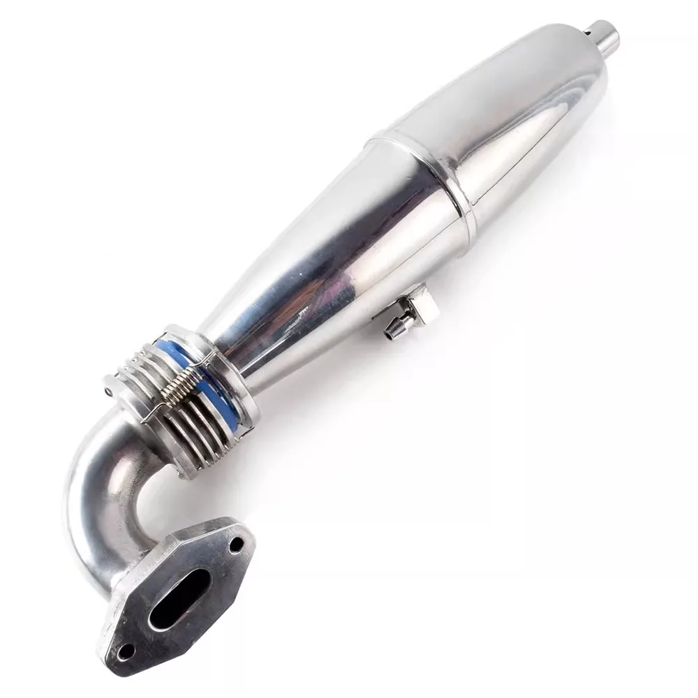 1 Set Thicken Exhaust Pipe HSP 94122/94166/94106/BQ001 Baja Engine Parts Upgrade For 1/10 Scale Models Nitro RC Car