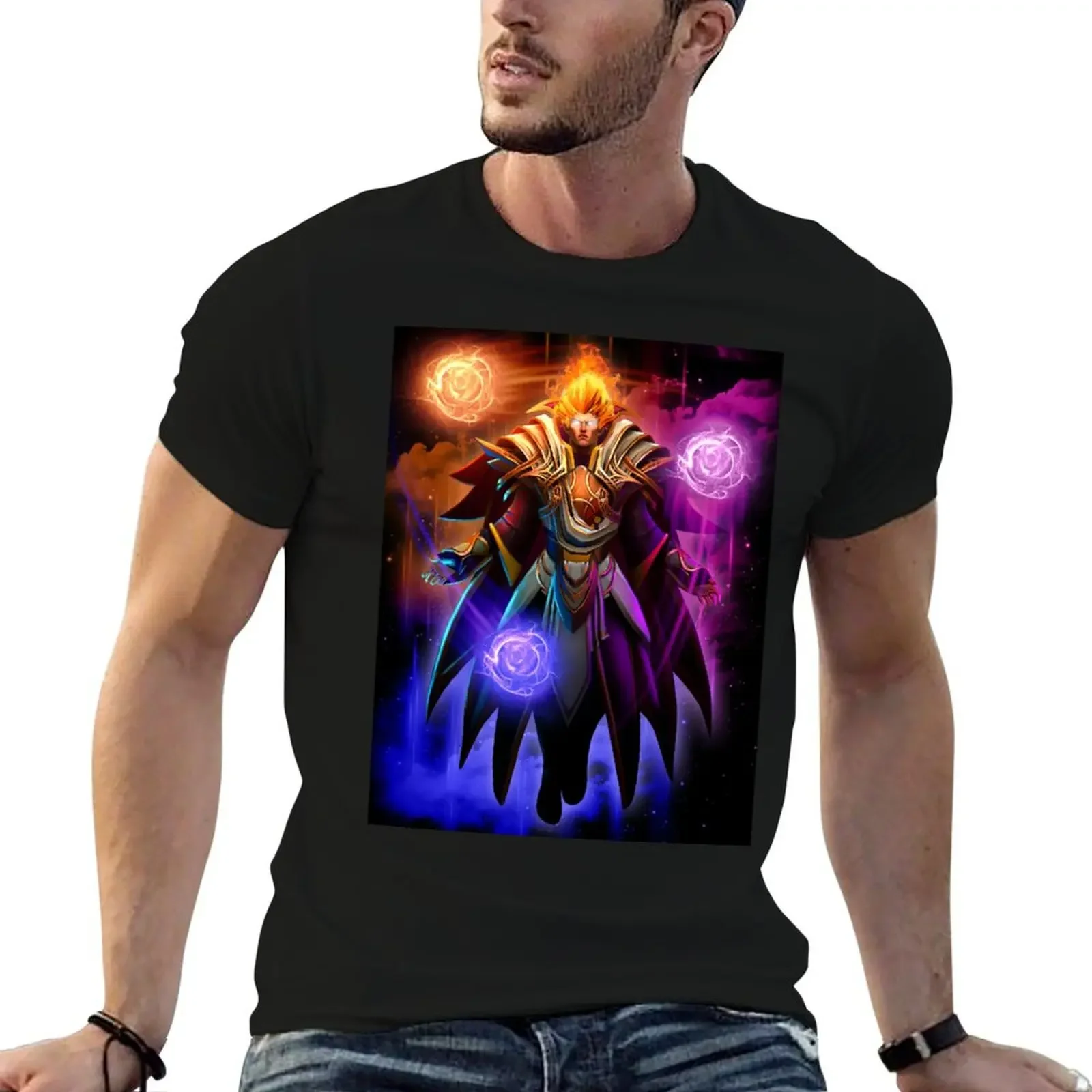 Invoker Dota 2 T-Shirt sweat aesthetic clothes vintage anime shirt quick drying big and tall t shirts for men