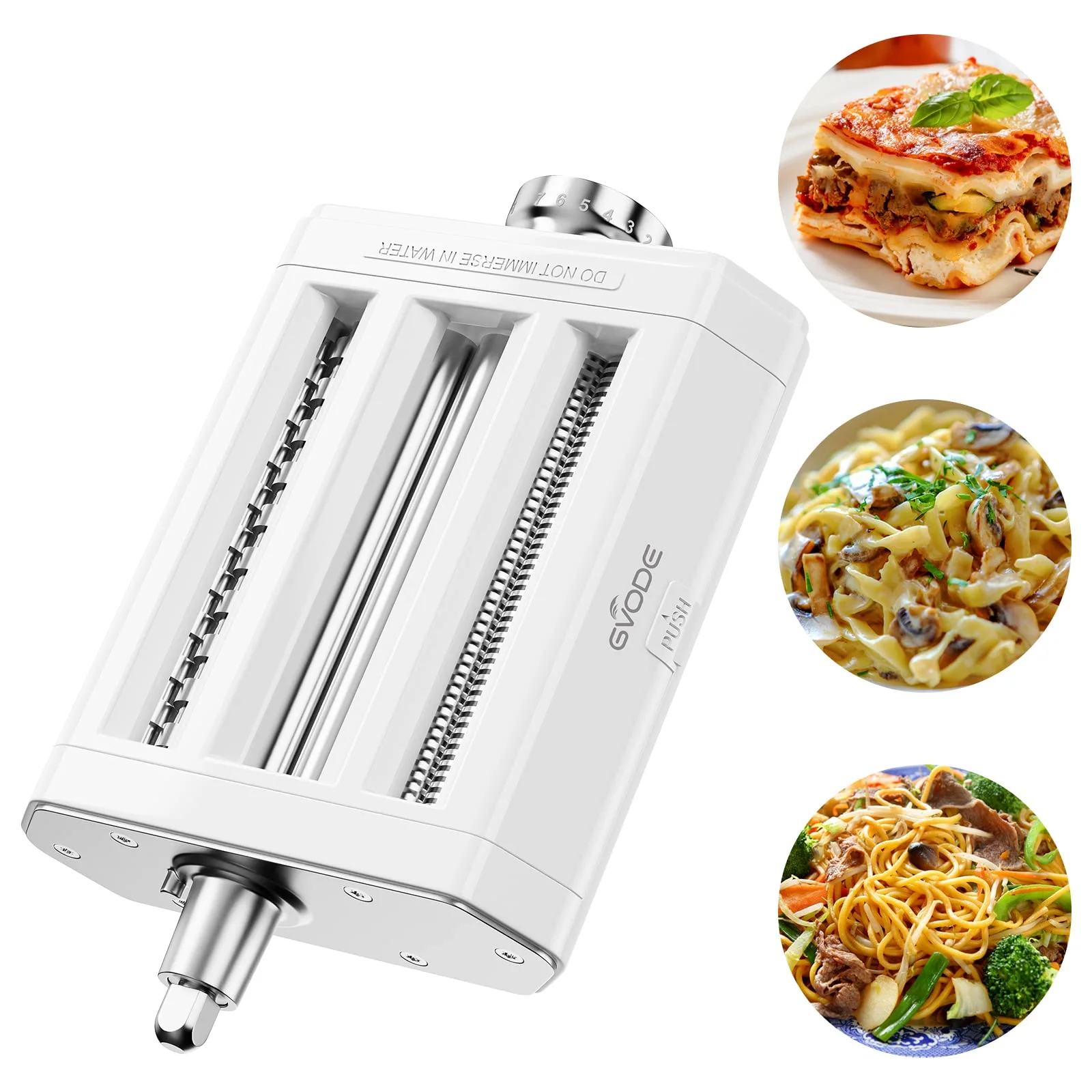 Máquina para Hacer Pasta 3 en 1 para KitchenAid con Cortador de Espaguetis, Rodillo para Pasta, Cortador de Fettuccine, Herramienta para Hacer Pasta en la Cocina