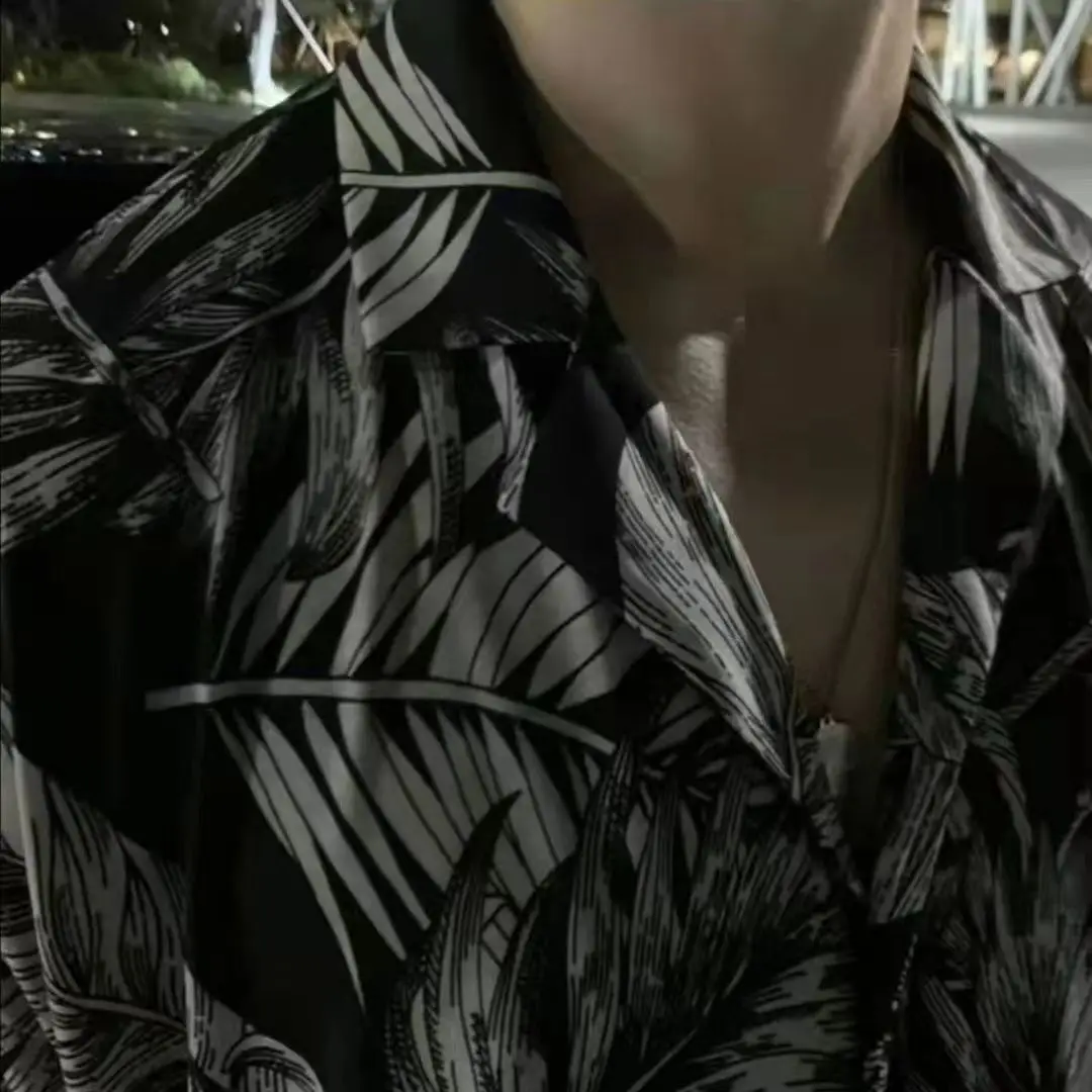 Men's Clothing Floral Shirt Short Sleeve Summer Lightweight Loose Fit Casual Streetwear Stylish Cover Up Blouse