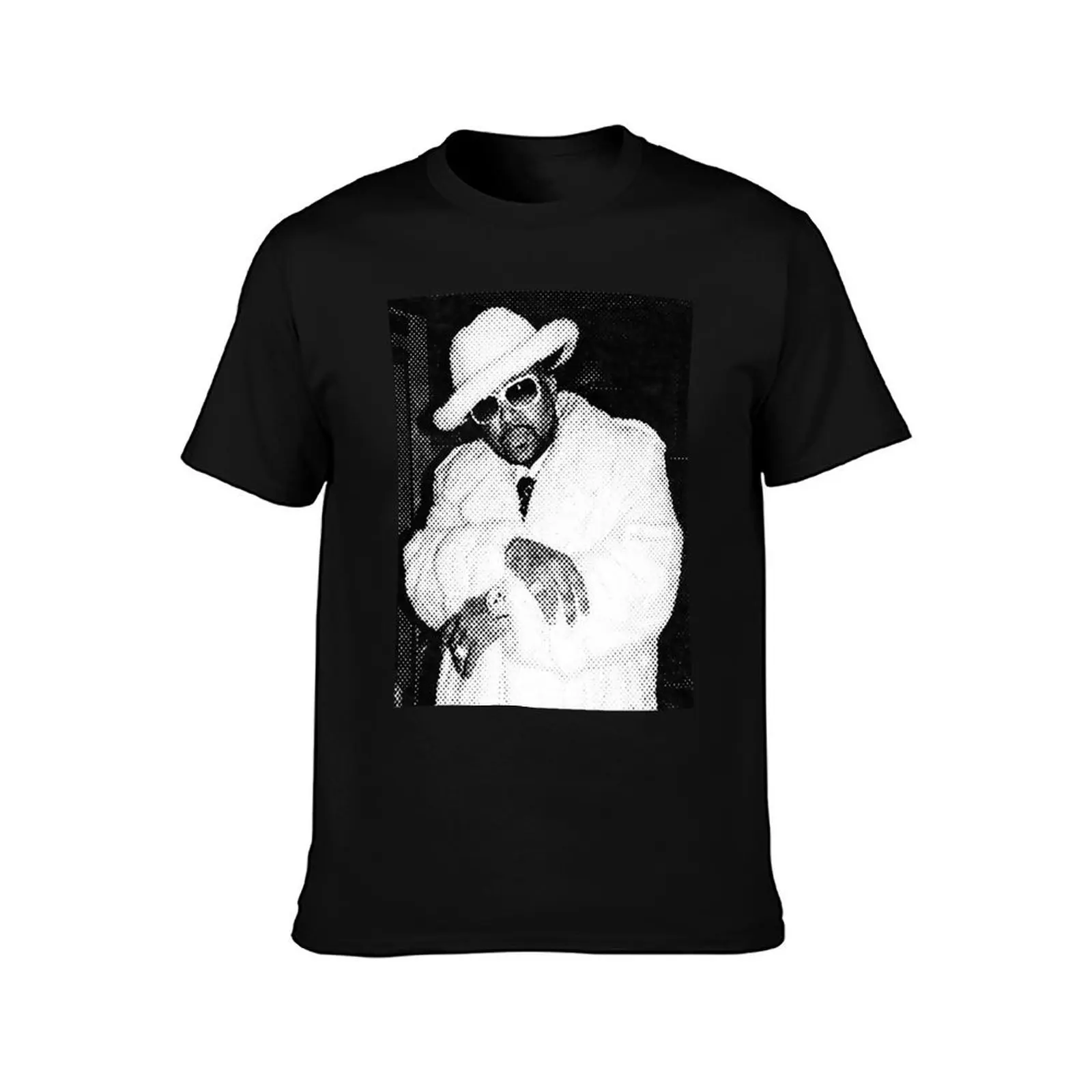 Sweet James Jones - Halftone T-Shirt, Summer Casual Cotton Tee, Oversized Streetwear Tops, Vintage Graphic Print, 100% Cotton