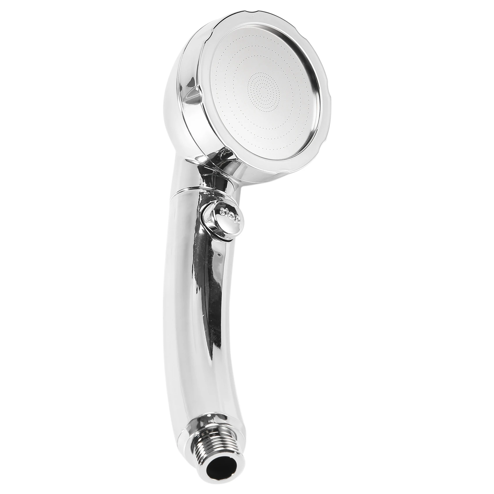 Handheld Shower Head High Pressure Chrome 3 Spary Setting with ON/OFF Pause Switch Water Saving Adjustable Luxury Spa