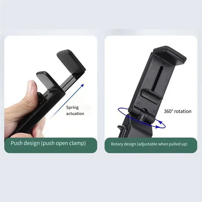 

Portable Simple Desktop Bracket Folding 360 Degree Rotating Phone Clip Car Mount Convenient Bracket Durable