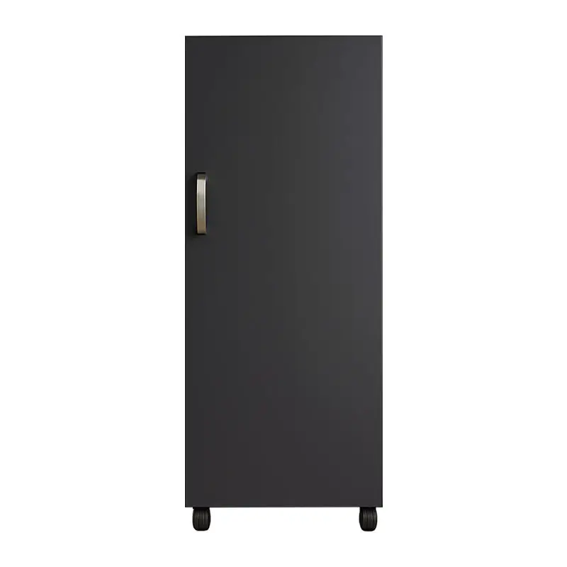 

Household vertical black large stainless steel cabinet locker