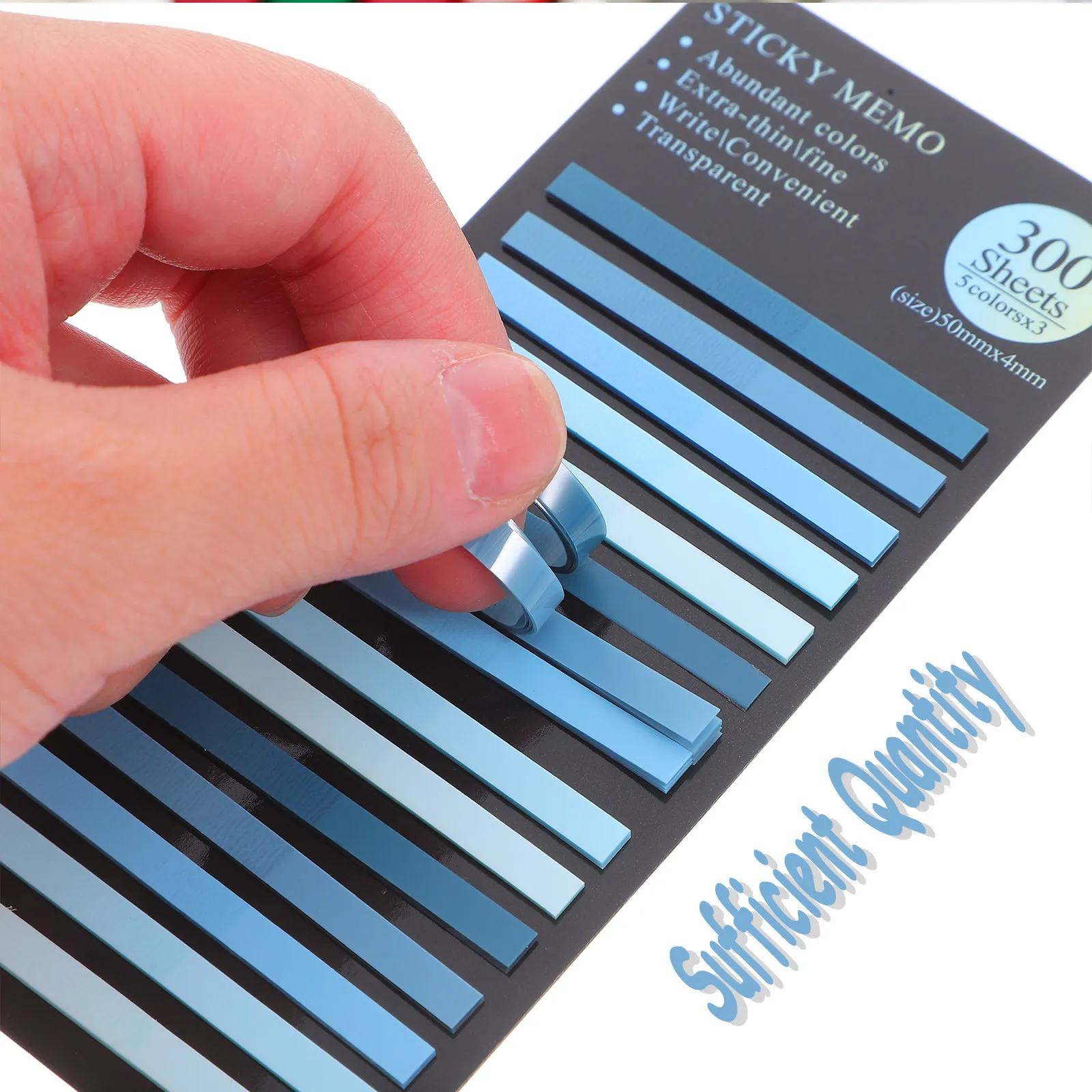 1800Pcs Transparent Strip Index Tabs for Books, Journals, Planners – Sticky Page Markers for Note Taking & Organization
