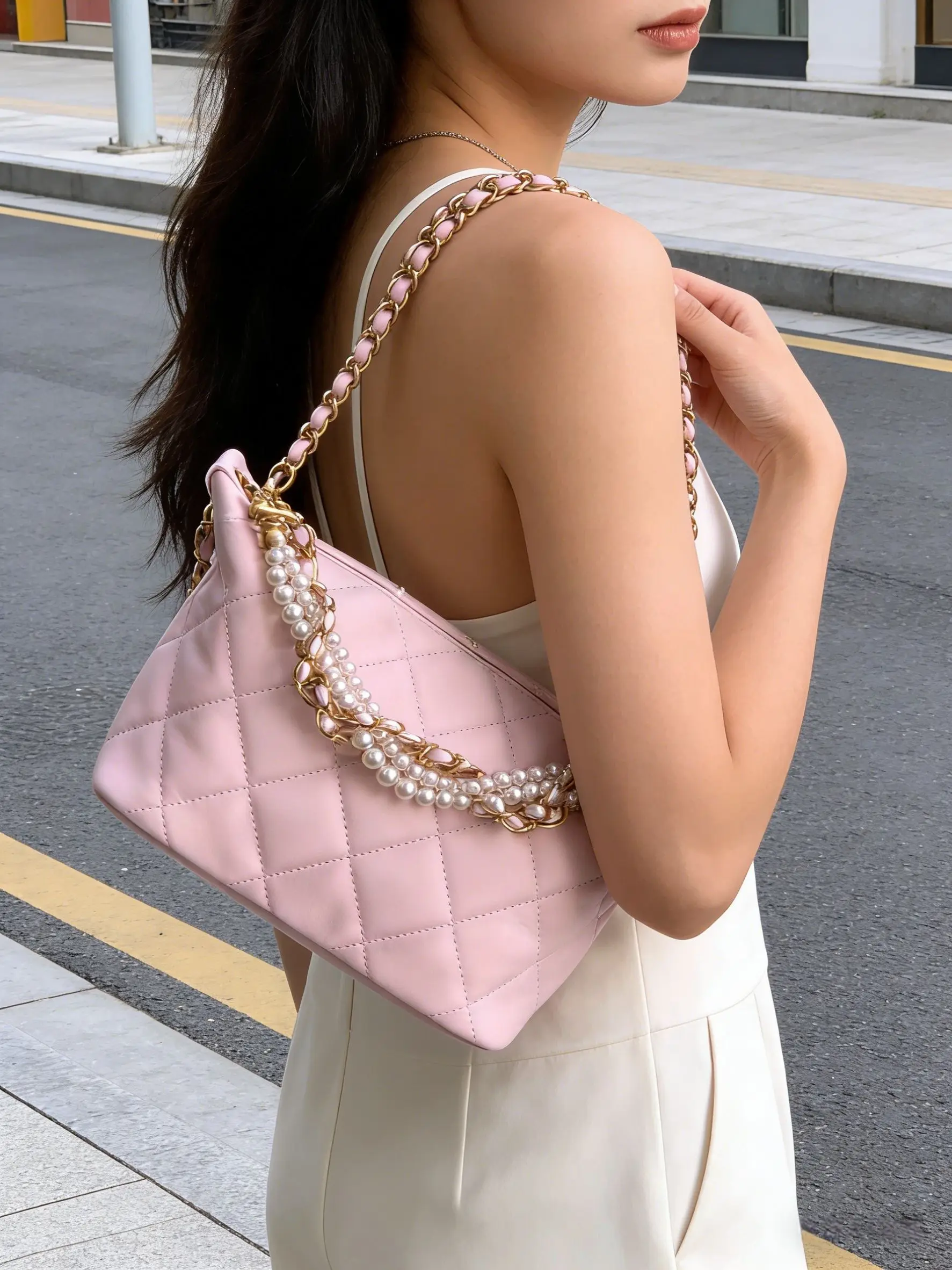 Designer women's handbag shoulder bag luxury crossbody bag high-quality soft leather single-shoulder bag new women's bag