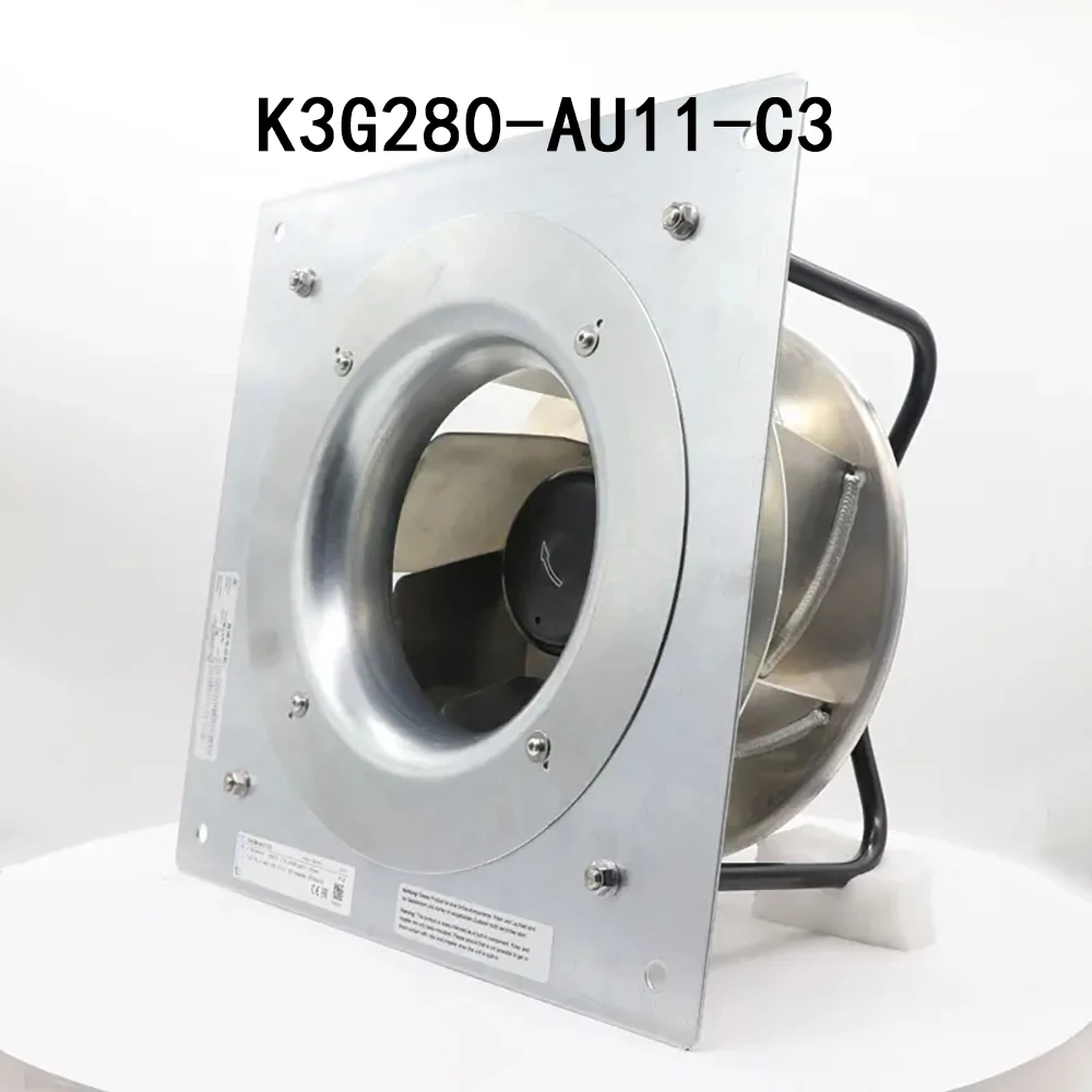 Industrial radiator Cabinet Cooling 3100RPM K3G280-AU11-C3 400VAC high air volume fan Fully Teste