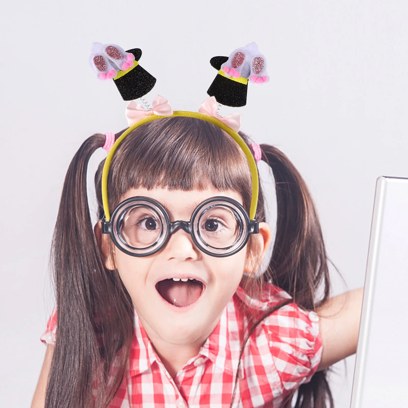 

Easter Rabbit Headgear Adorable Bunny Headdress for Kids Festive Celebrations Soft Comfortable Materials Playful Touch