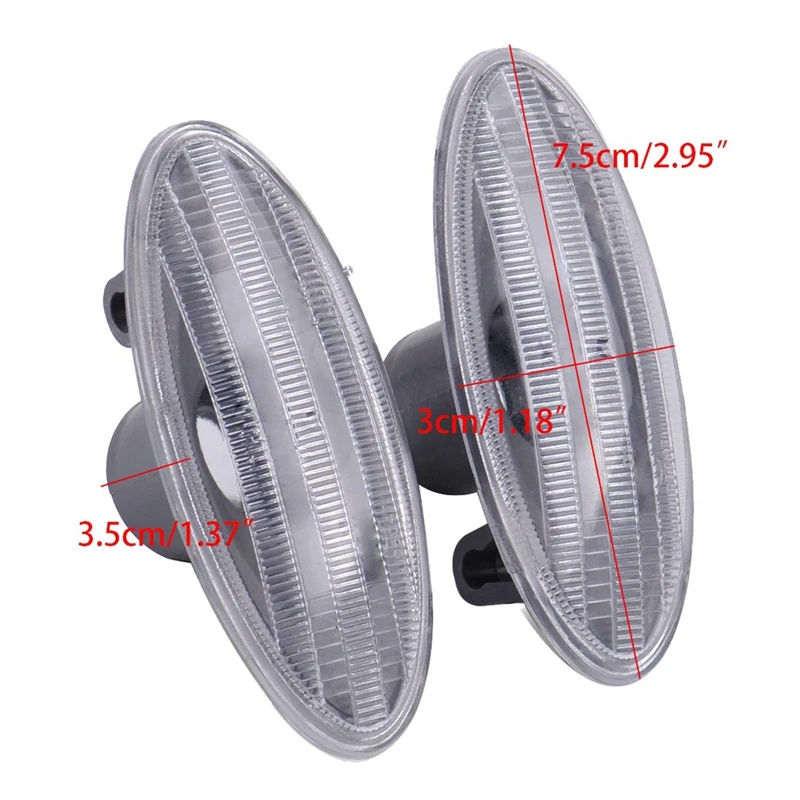 40X Car Side Marker Light Fender Light Repeater Lamp Indicator For Nissan Square Juke Leaf Note Micra March Juke Micra