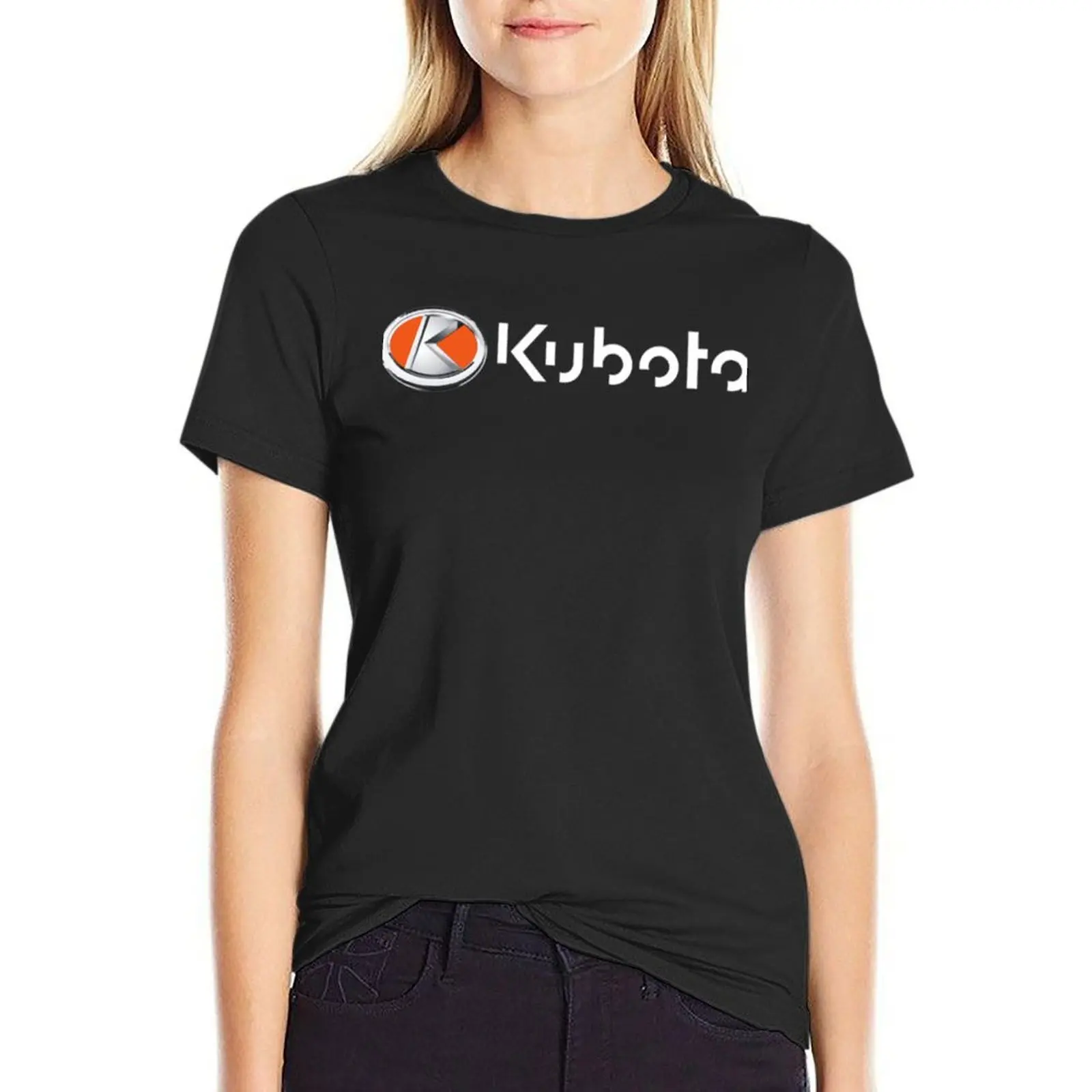 Kubota T-Shirt cute tops oversized Short sleeve tee customs design your own tshirts for Women