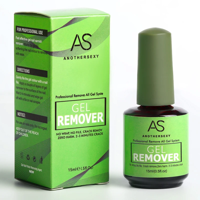 AS 15ml Magic Remover Nail Gel Polish Remover UV Gel Polish Fast Remove Semi Permanent Varnish Polish Cancel Glue