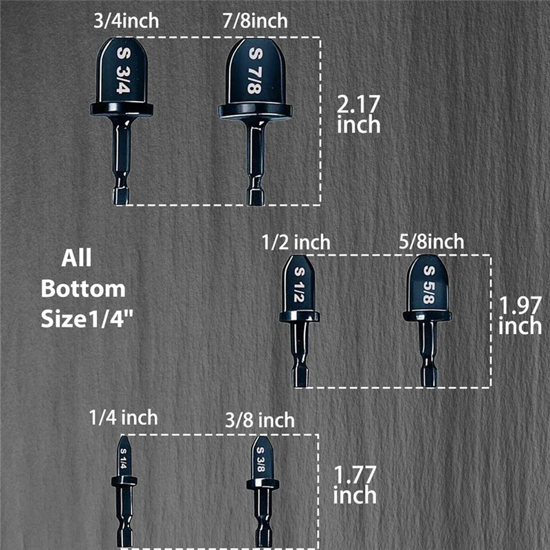 ABLK 7 ชิ้น Swaging เครื่องมือ HVAC Air Conditioner ทองแดง Expander หลอด HVAC Flaring เจาะท่อซ่อมท่อชุด