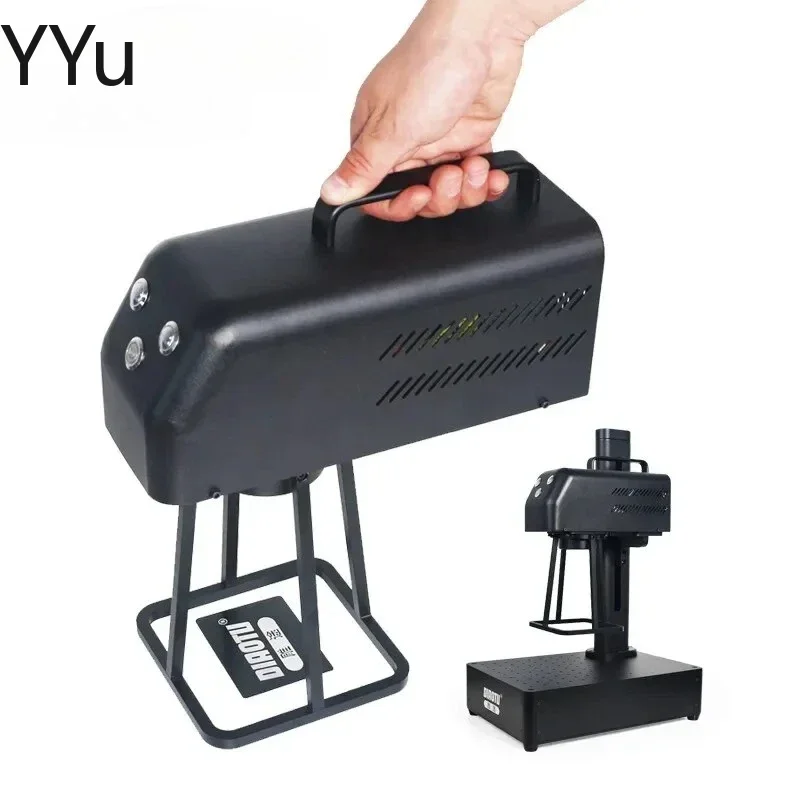 2025 Portable Handheld Fiber Nameplate Marking Machine for PVC Plastic Stainless Steel Metal Engraving Air Cooling 110mm