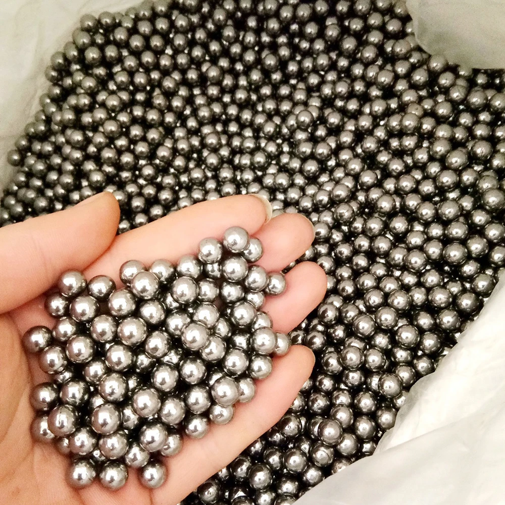 50 pz SUS304 In Acciaio Inox Piccole Sfere Diametro 0.5mm-4mm Cuscinetti Ad Alta Precisione Perline A Rulli Liscio Solido Sfera fionda