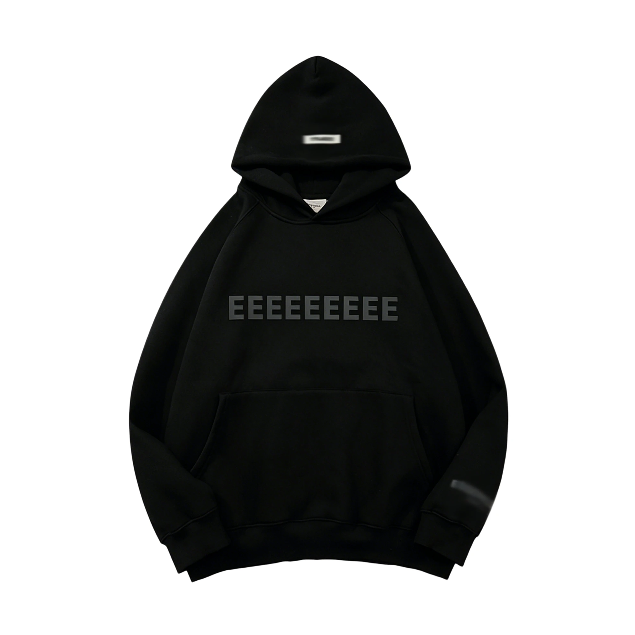FW21 Classic Brand Double Line Men's Hoodies Luxury Silicone Letter with Tag Hoodies High Street Couple Sweatshirt Tracksuit - view 2
