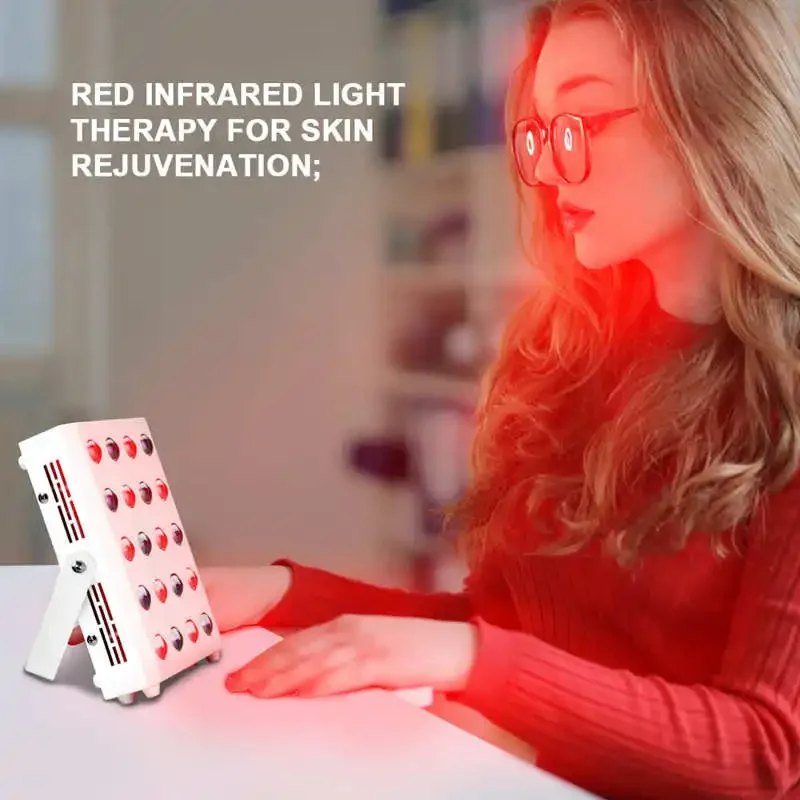 Red Light Physiotherapy Lamp 660nm 850nm LED Infrared Panel Relieve Joint Muscle Pain Postoperation Wound Healing Health Care