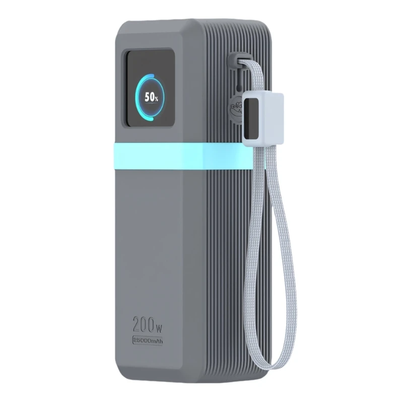 Custodia in silicone per UGREEN Nexode Power Bank 20000mAh 165W,Silicone da 2 mm,Aperture precise, non influisce sulla ricarica,Anti-caduta e anti- graffio