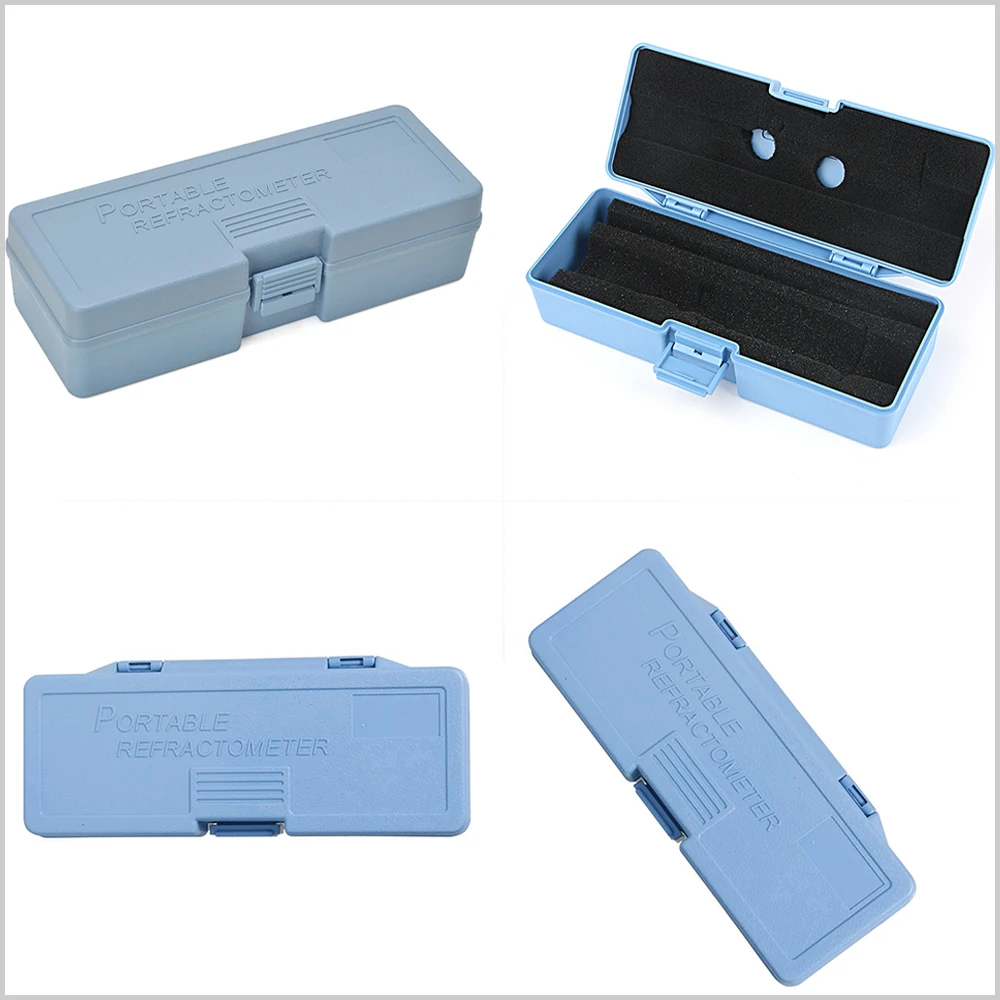 SYXLIF Brix/Salinity/Alcohol/Milk Refractometer tool box ，plastic box Wine/Sugar/Fruits/Honey/Beer/Food/Car/Pet refractometer