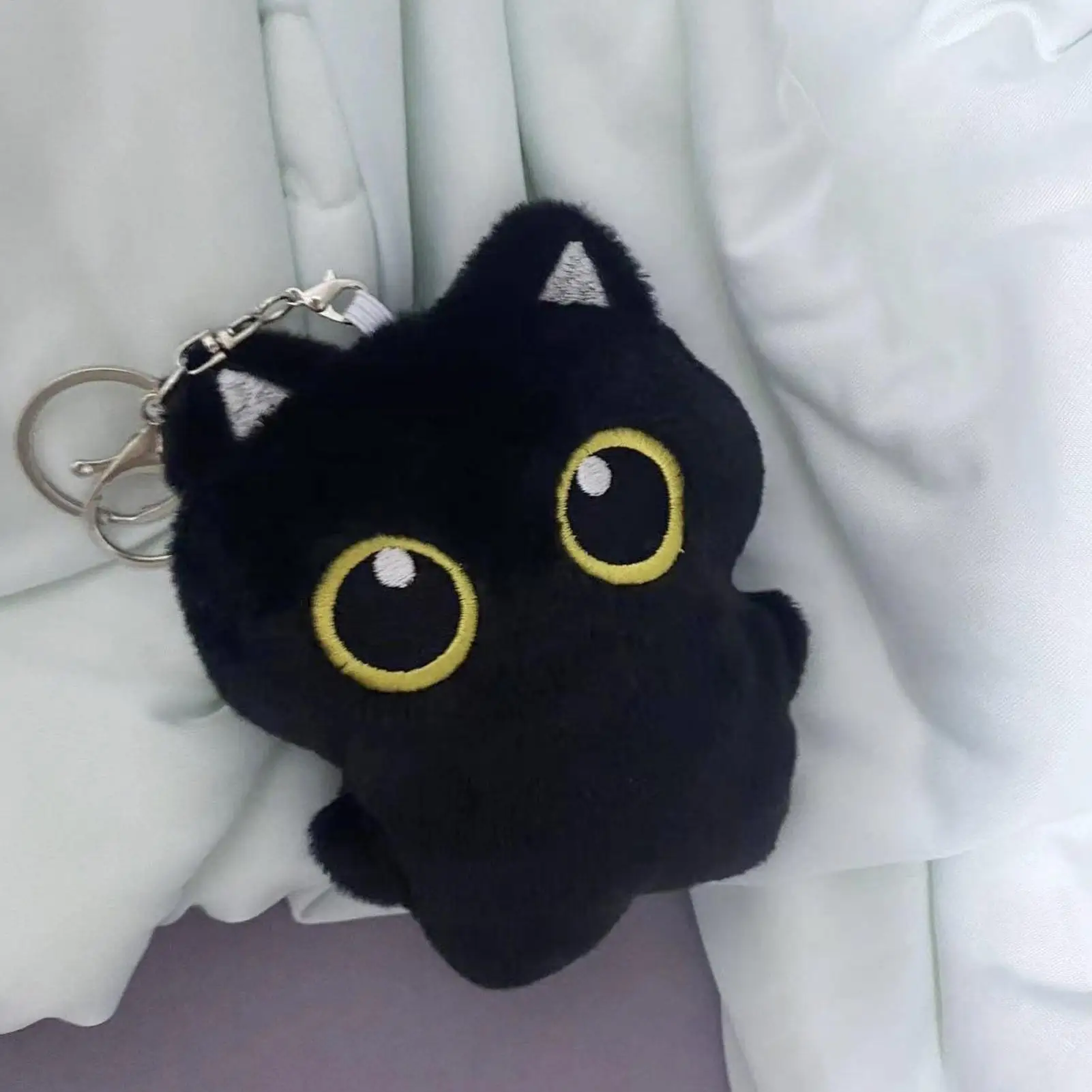 ぬいぐるみ猫ペンダントポータブルバックパックペンダント人形ぬいぐるみぬいぐるみキーアクセサリーバックパック装飾旅行男の子女の子