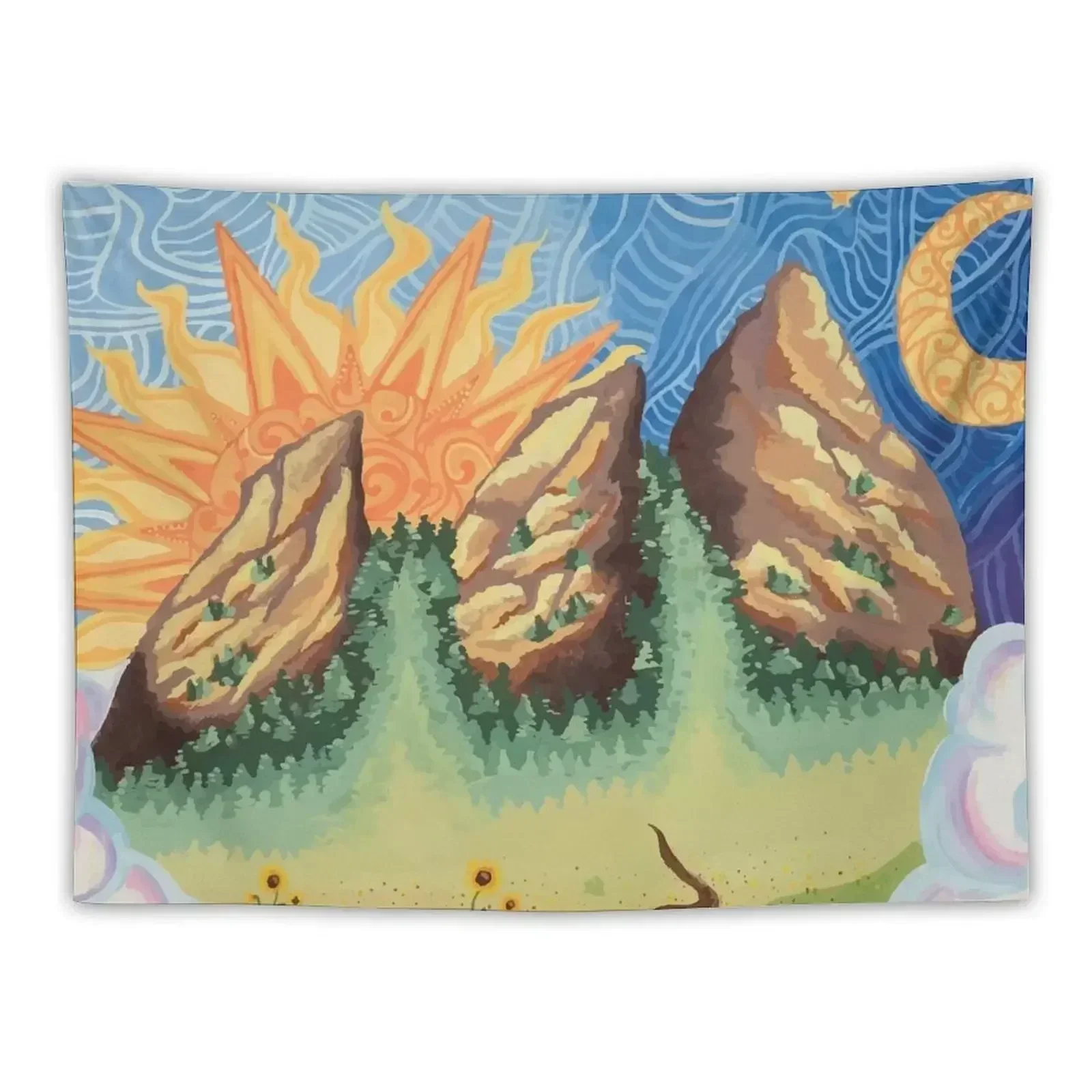 

under the flatirons table Tapestry Room Decorations Aesthetics Room Decoration Korean Style Tapestry