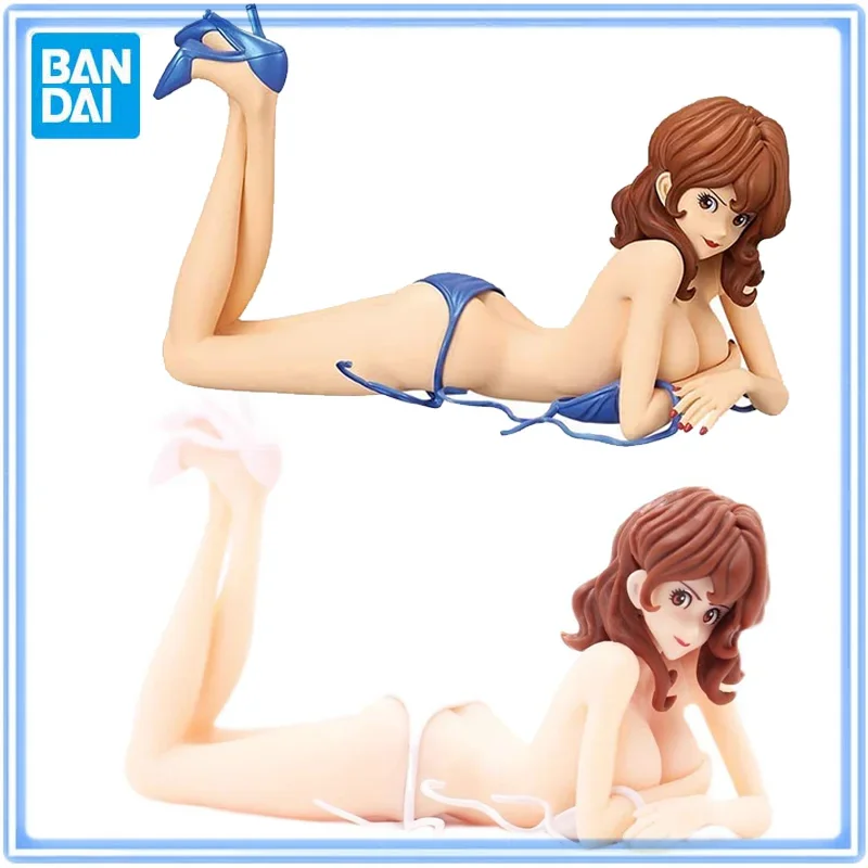 

Bandai Original Lupin III GROOVY BABY SHOT 5 FUJIKO MINE Anime Action Figure Desktop Ornaments Hobbies Collectibles Gift