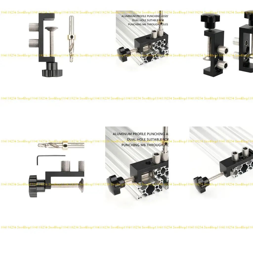 

P9FB Double Hole Punching Drilling Helper Assistant 2020/2040/3030/3060/4040, Simplifies Electronic Equipment Installation