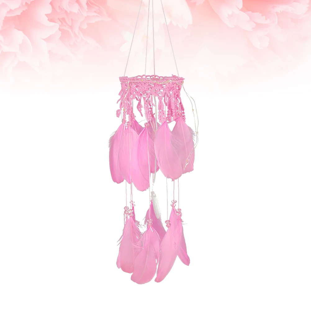 

Colorful Catcher With Light Pendant Home Car Decor Photo Prop Bedroom Living Dream Catcher Pendant Gifts