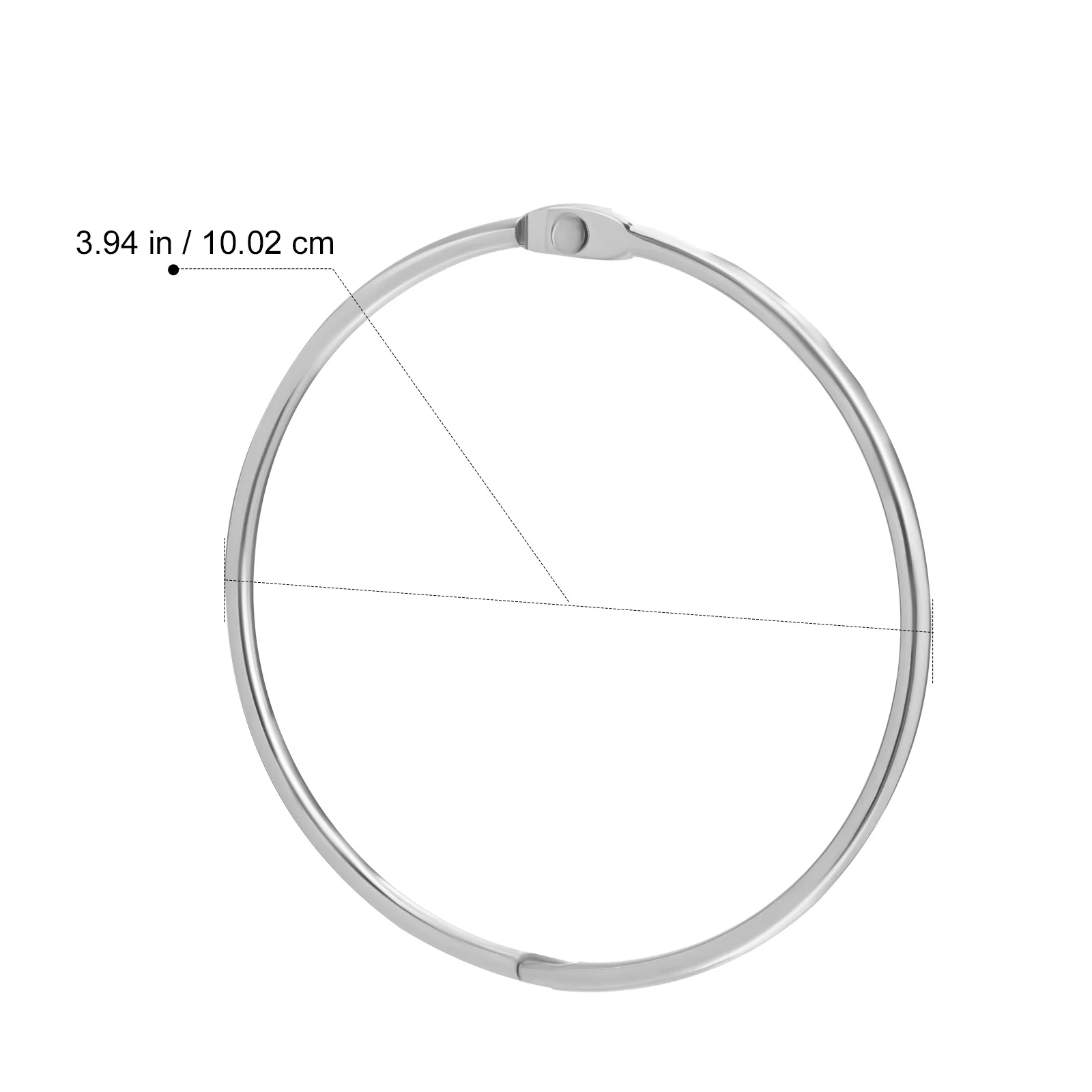 16 قطعة حلقات الموثق الحديدية مقاطع دائرة معدنية لمشروع الحرف اليدوية ألبوم سكرابوكينغ حلقة كتاب DIY بها بنفسك لوازم التنظيم #6