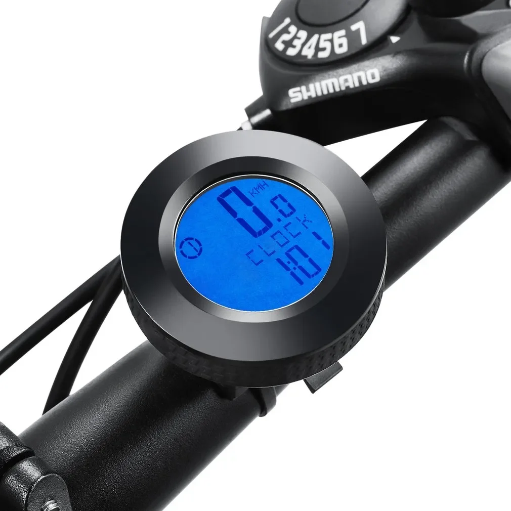 Bike Wireless Bicycle Computer Speedometer Waterproof Cycling Luminous Three-Color English Computer Odometer Auto Sleep