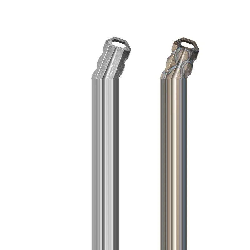 FEGVE PioneerEDC Titanium Alloy Pry Bar, Portable EDC Pocket Tool with Keychain Hanging Hole,