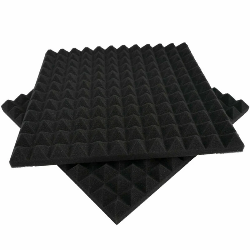 

48 Pack Pyramid Shape Soundproof Foam Sound Proof Padding Treatment Panel For Echo Bass Insulation