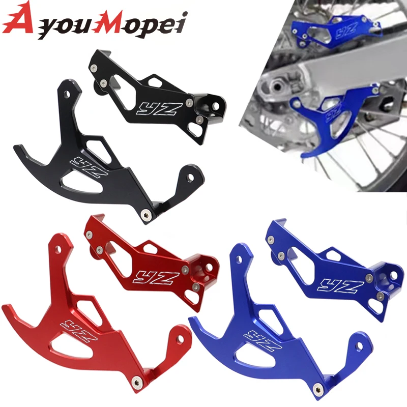 Motorcycle YZ LOGO CNC Rear Brake Caliper Guard Cover Protector For YAMAHA YZ250 YZ250X YZ250F YZ250FX YZ 250 250X 250F 250FX