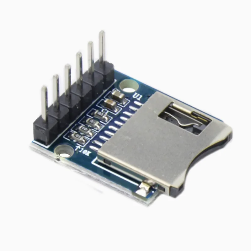 1 Uds 3,3 V Mini módulo de tarjeta Micro SD Mini lector de tarjetas TF adaptador de tarjeta Micro SD placa de circuito