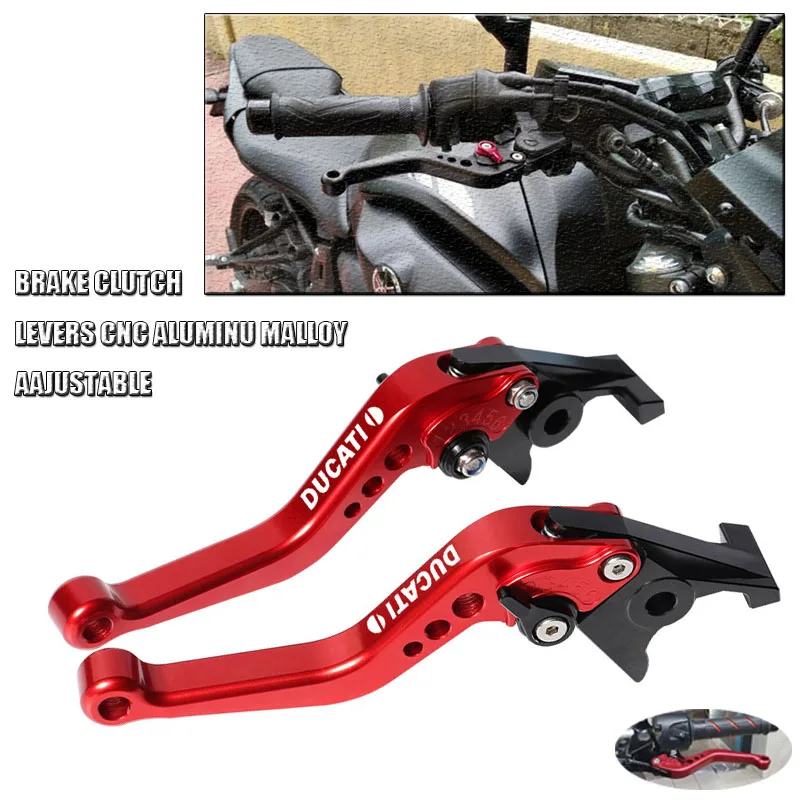 ل دوكاتي مونستر 696 796 695 620 400 دراجة نارية الملحقات دواسة فرامل عتلات المقود القبضات ينتهي #1