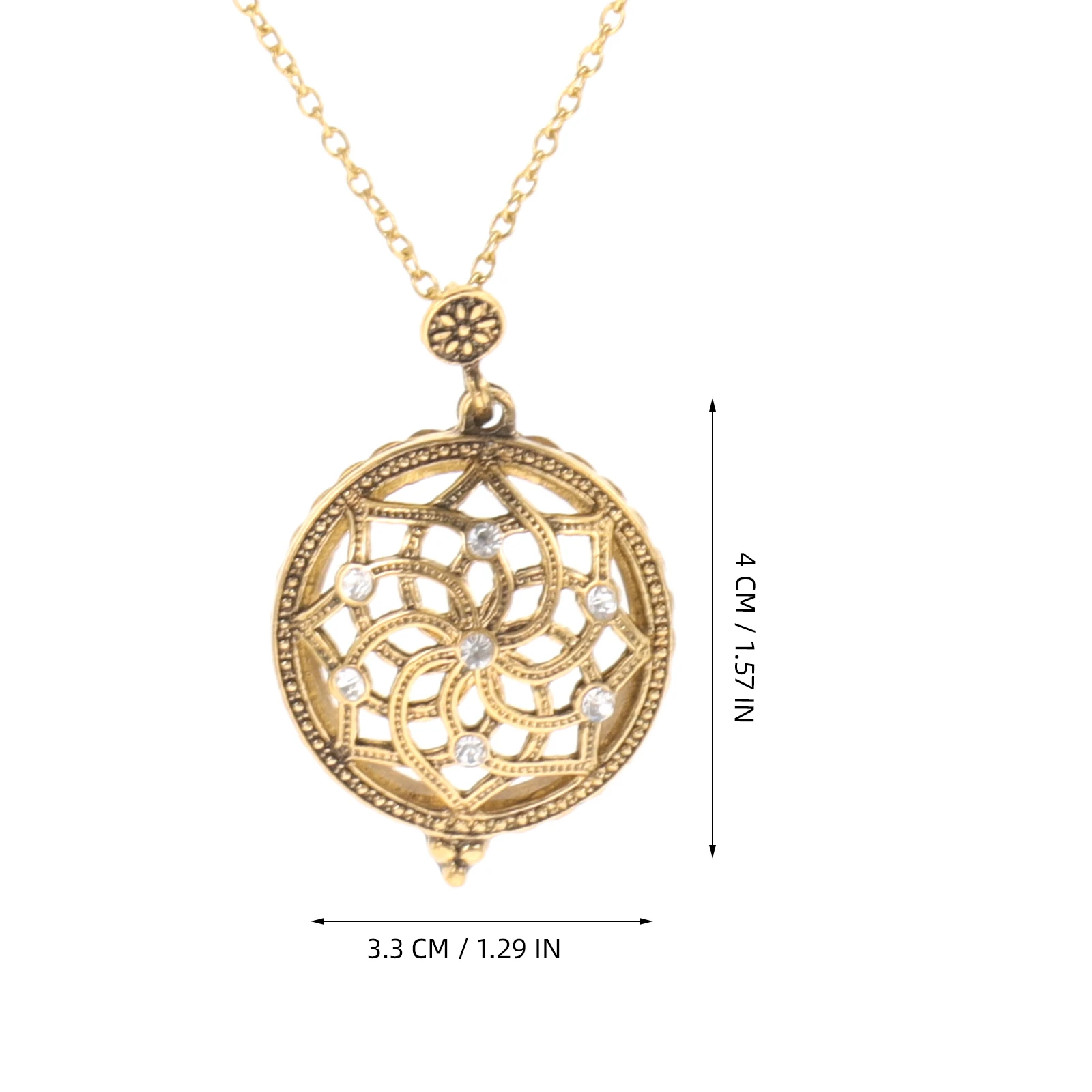 

Retro Magnifying Glass Pendant Necklace Delicate Reading Magnifier Lens Necklace Vintage Style Jewelry Gift for Women