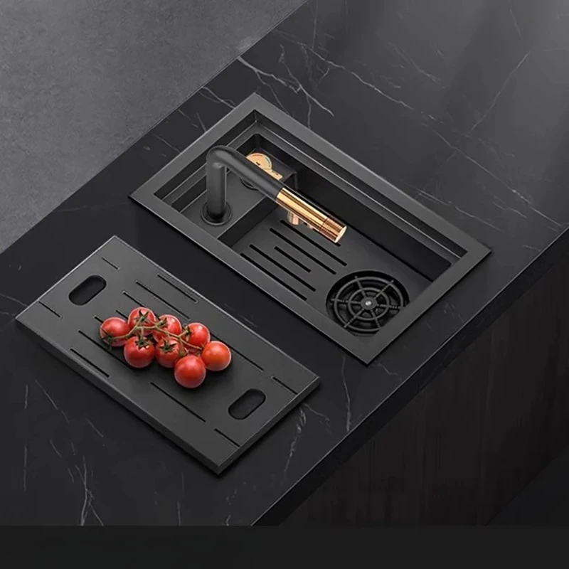 Specially Designed For Bar And Island Invisible Mini Sink Easy To Clean Cups Inject Smart Embellishment Into The Bar/Balcony