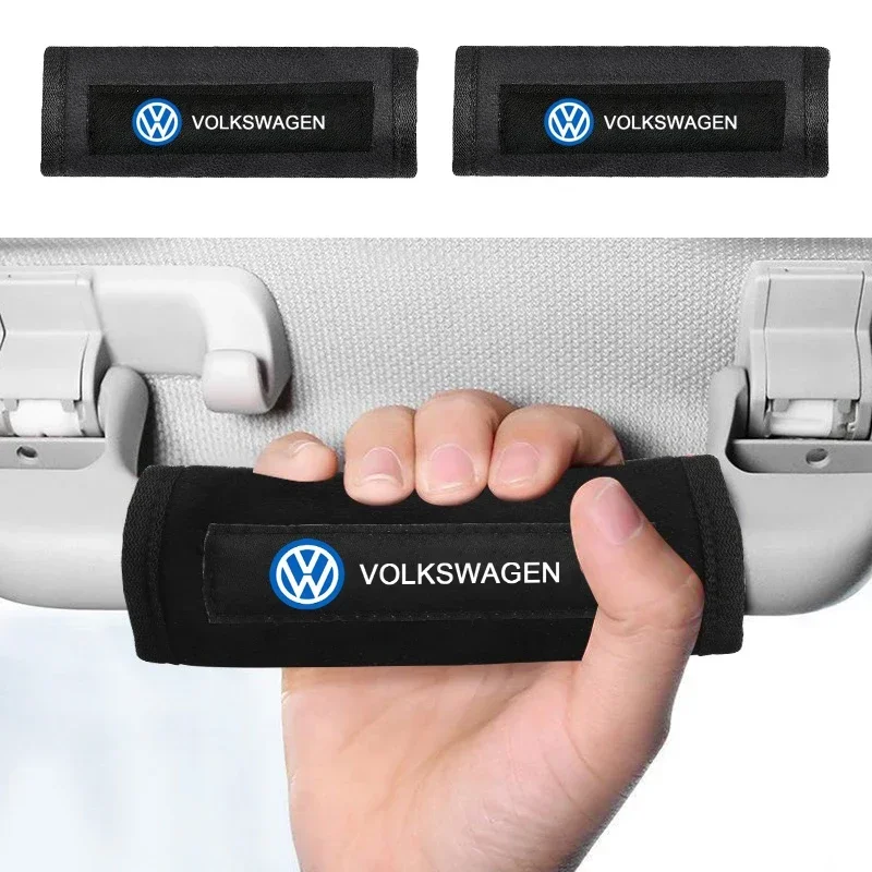 

1/2 шт. Декоративный чехол из мягкой замши для подлокотника на крышу автомобиля для VW Golf, Tiguan, Jetta, Transporter, Passat, T5, Polo, Touran, Scirocco, Arteon