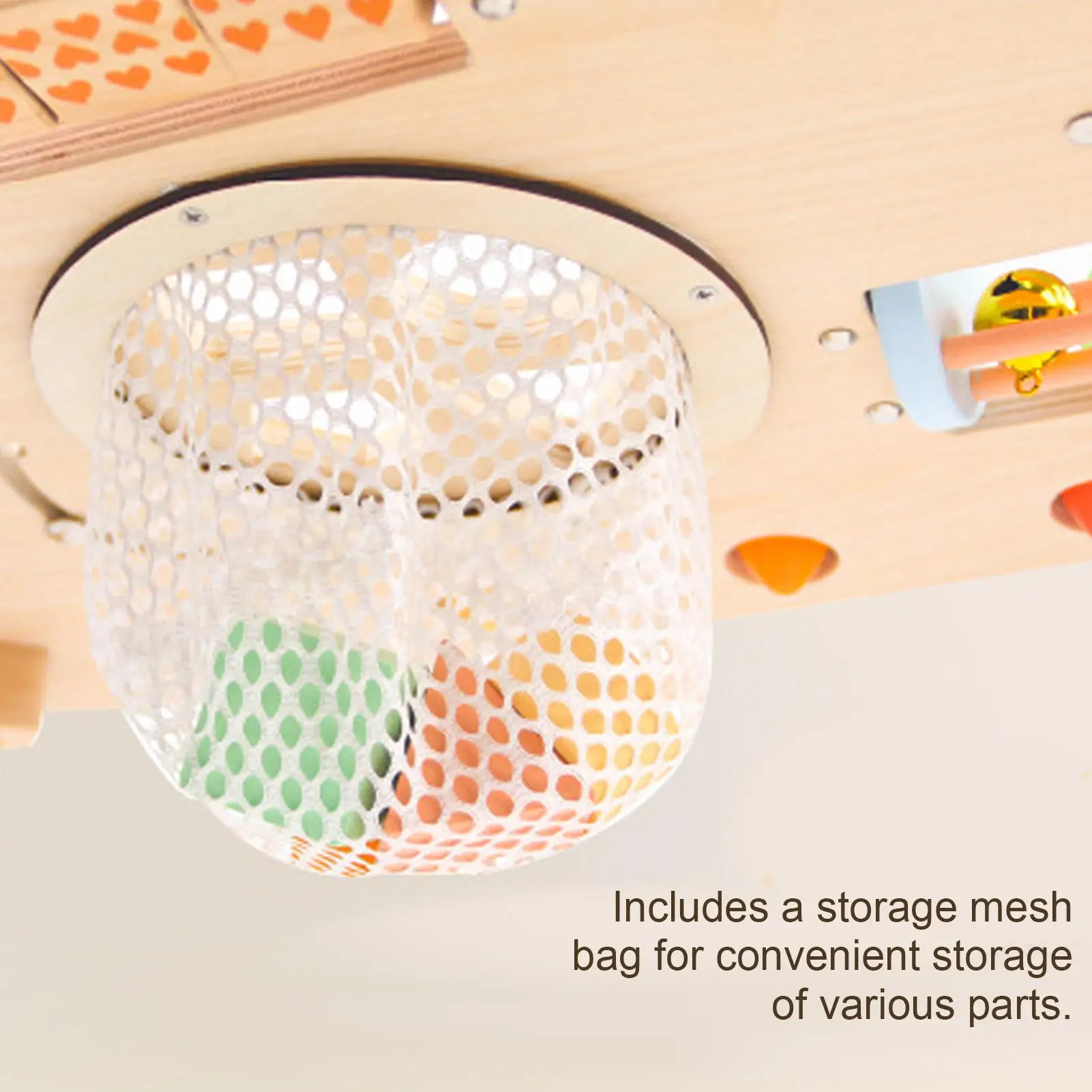

Wooden Activity Table Toy Shape Sorter Color Matching Game Activity Center Sensory Play Toy For 1-3 Year Old Boys Girls